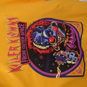 Killer Klowns From Outer Space X-Large T-shirt Yellow Spirit Halloween Brand New